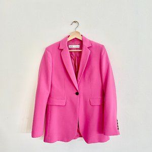 ZARA | Pink Blazer Jacket Oversized | Code: 2761/055 | Size: Extra Small (XS)